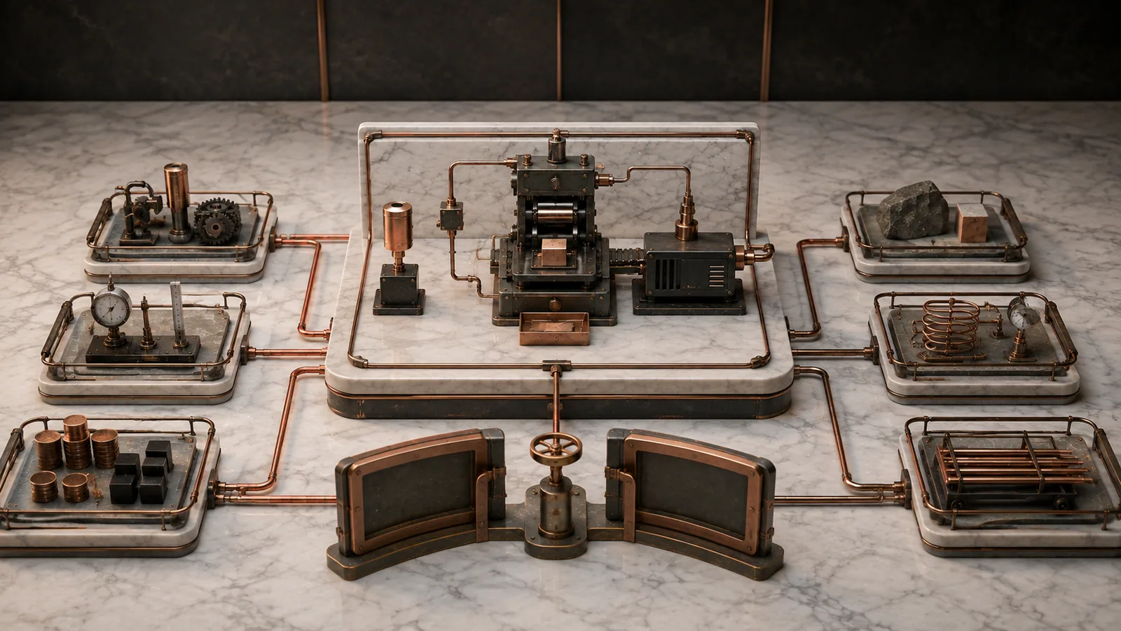 Machine-state history connected to accepted output, quality, schedules, and operating review