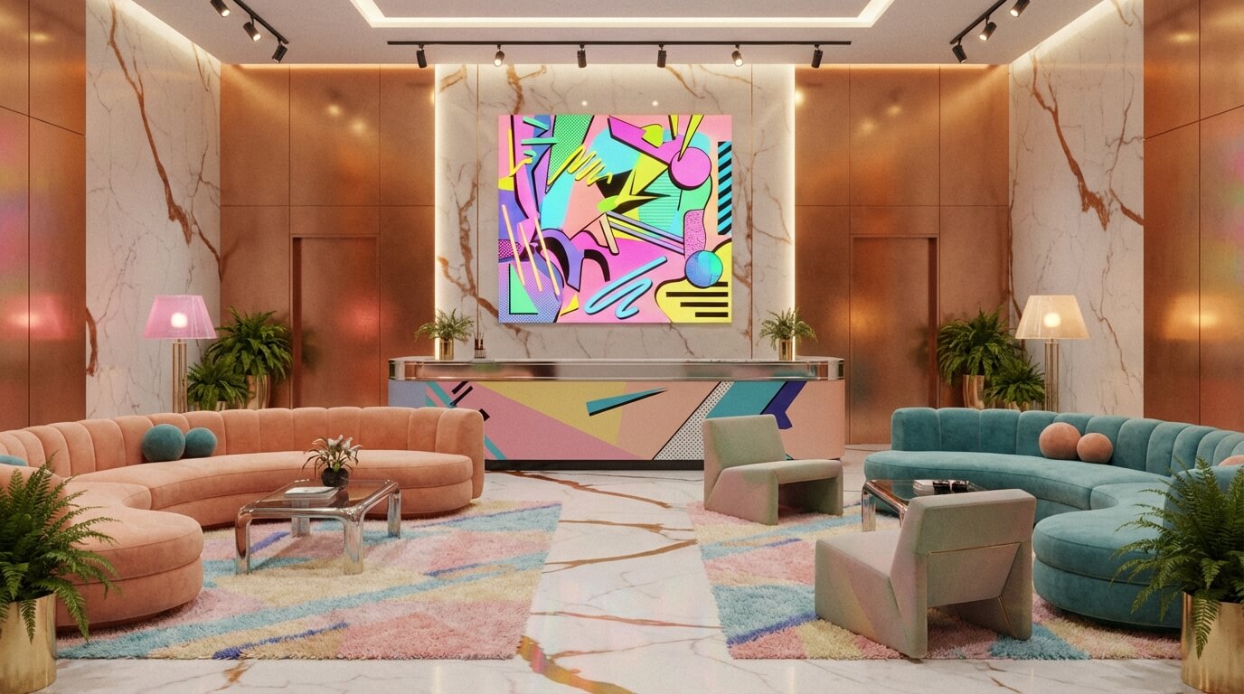 Luxury salon scene representing a loyal client with a flat average ticket